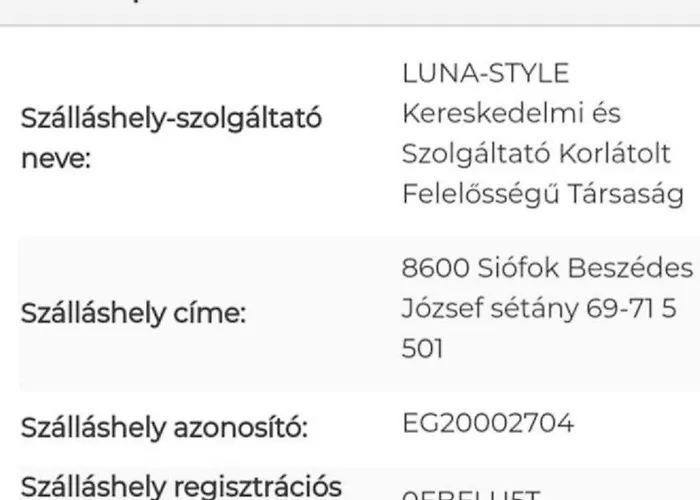 Luna Apartman501 Apartment *